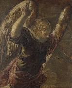 Jacopo Tintoretto Annunciation; the Angel oil painting artist